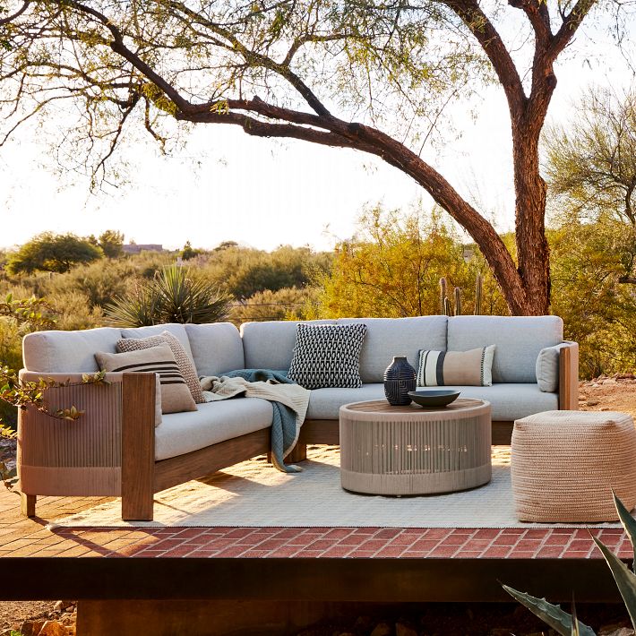 Outdoor 3 piece sectional sale