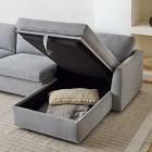 Haven 2-Piece Sleeper Sectional w/ Storage Chaise (115&quot;)