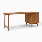 Mid-Century Modular Desk w/ File Cabinet (70&quot;)