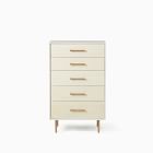 Margot Raffia 5-Drawer Dresser - Modern Elegance | West Elm