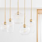 Sculptural 7-Light Multi Chandelier 