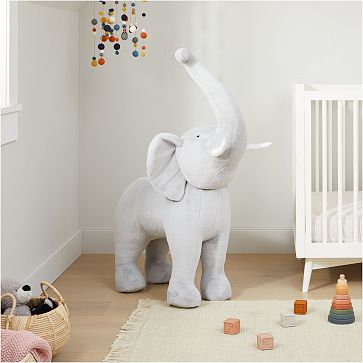 Jumbo Elephant Plush West Elm