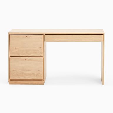 Small desk light wood discount