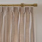 Oversized Adjustable Curtain Rod w/ Cylinder Finials