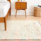 Concentric Rainbows Easy Care Rug