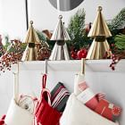 WeRChristmas Stocking Holder, Silver, 20 Cm
