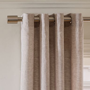 West elm oversized adjustable dark good bronze curtain rod