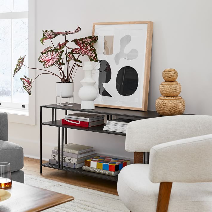 Profile Collection Media Console 55 White West Elm