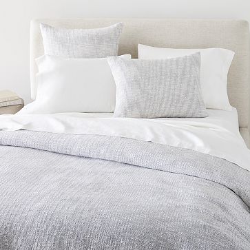 West Elm deals White Gray Dots Duvet Cover Queen Button Close 88 x 92 Queen Cotton.