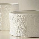 Embossed Ceramic Filled Candles - Bergamot