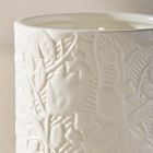 Embossed Ceramic Filled Candles - Bergamot