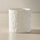 Embossed Ceramic Filled Candles - Bergamot