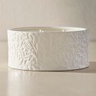 Embossed Ceramic Filled Candles - Bergamot