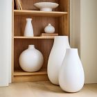 Pure White Matte Ceramic Vases