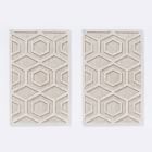 Graphic Wood Hexagon Dimensional Wall Art