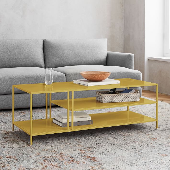 Profile Coffee Table Modern Living Room Furniture West Elm