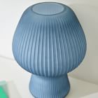 Ribbed Glass Table Lamp (13&quot;)