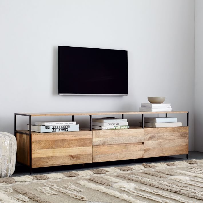 West elm media table sales