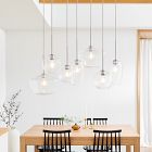 Sculptural 7-Light Multi Chandelier 