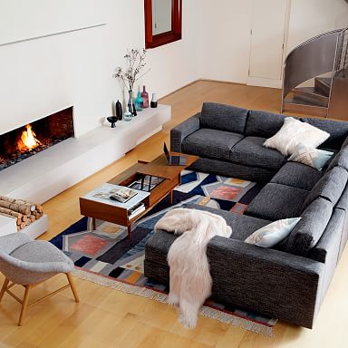 West elm urban sectional discount