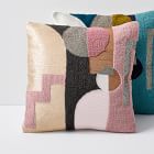 Embellished Deco Shapes Pillow Covers