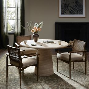 Xiomara Round Concrete Dining Table (48") | West Elm