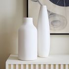 Pure White Matte Ceramic Vases