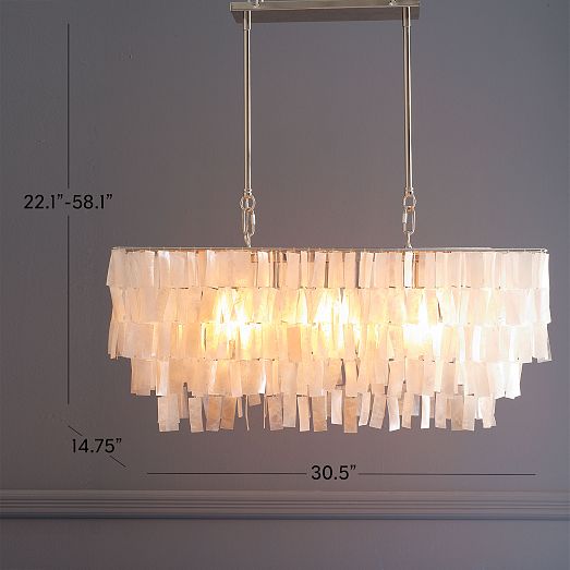 Hogan capiz 3-light pendant hotsell