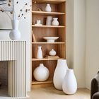 Pure White Matte Ceramic Vases