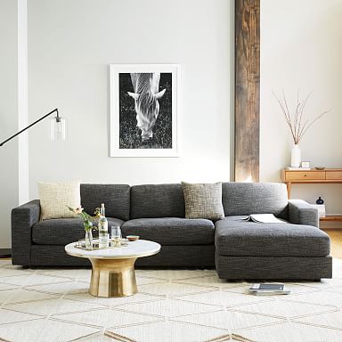 West elm urban sectional discount