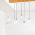 Sculptural 7-Light Multi Chandelier 