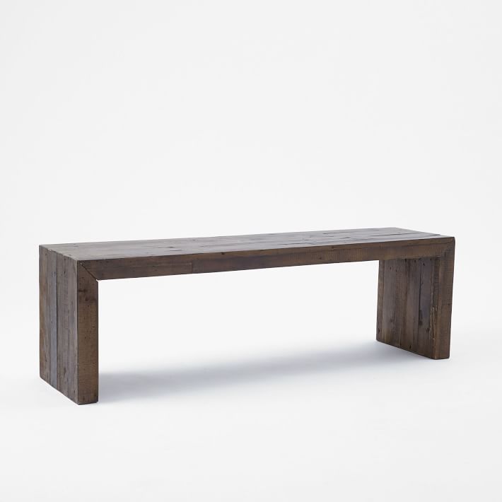 Emmerson Reclaimed Solid Wood Dining Bench 58 73 West Elm