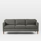 Hamilton 81" Sofa, Twill, Slate, Almond