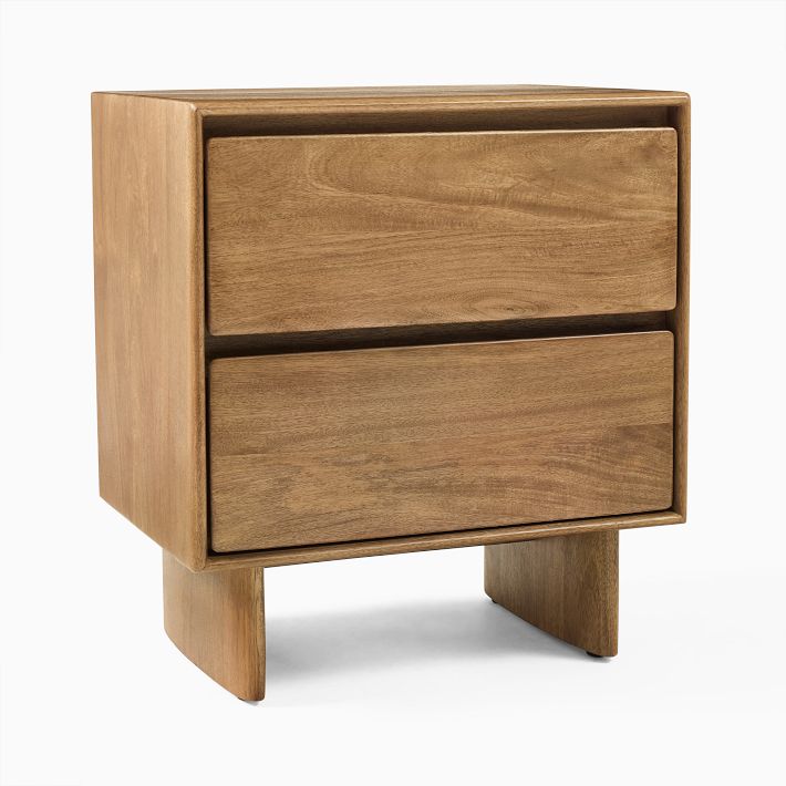 Anton Solid Wood Closed Nightstand