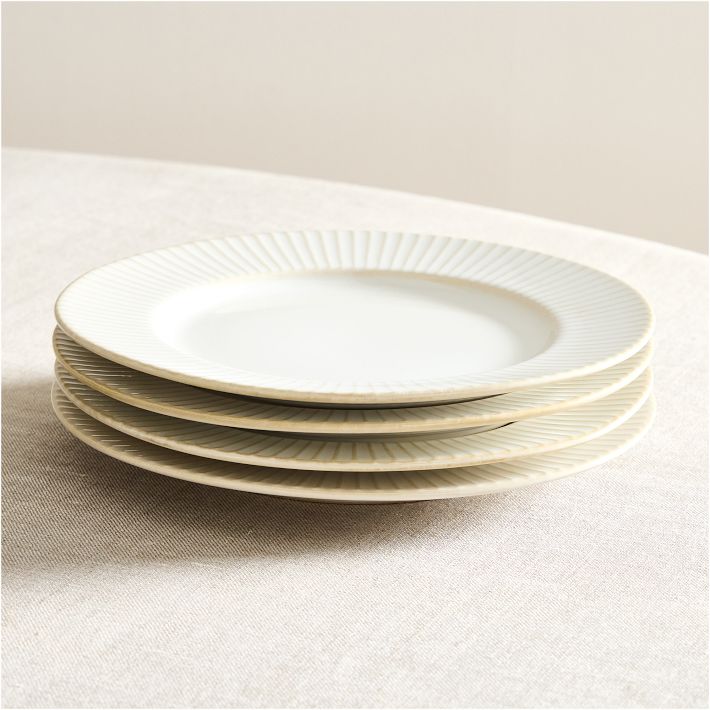 Textured Stoneware Dinner Plate Sets