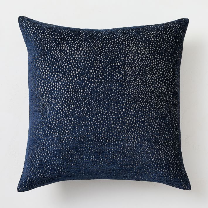 Dotted Chenille Jacquard Pillow Cover + Insert