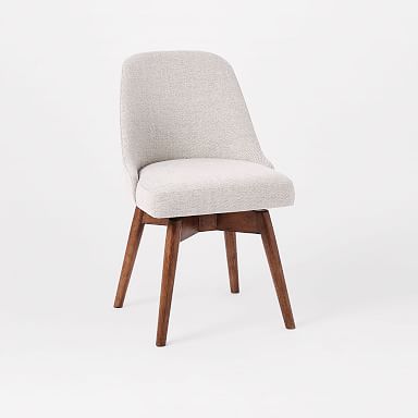West elm white chair discount