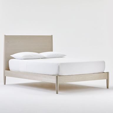 West elm mid century bed pebble discount