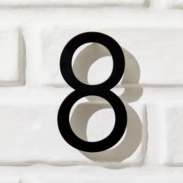 Modernist House Numbers