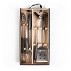 Schmidt Brothers 4-Piece Grill Tool Set - Ash