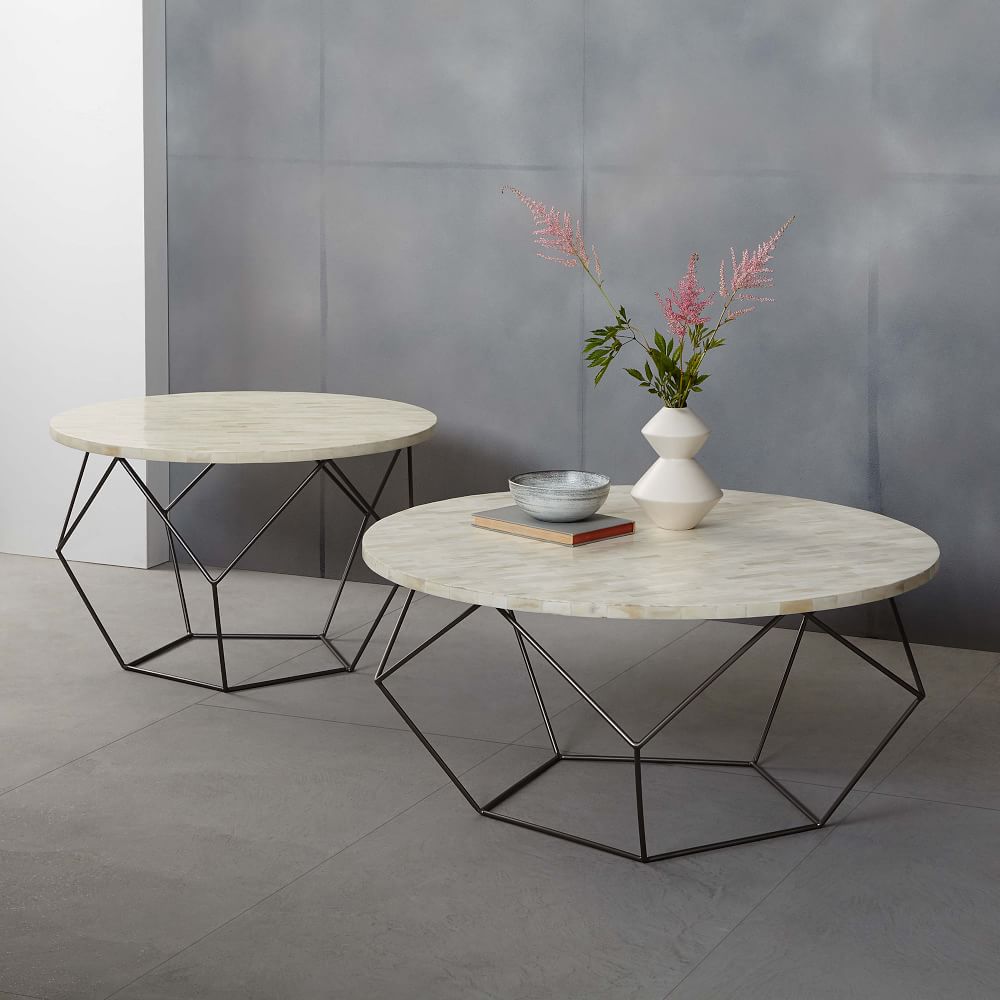 West elm origami coffee table discount