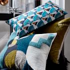 Embellished Deco Shapes Pillow Covers