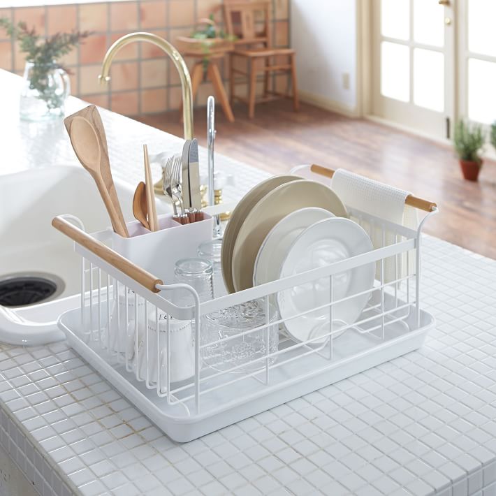 Dish Drainer Rack Kitchen Storage Solutions West Elm