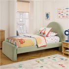 Elora Arched Upholstered Bed w/ Trundle