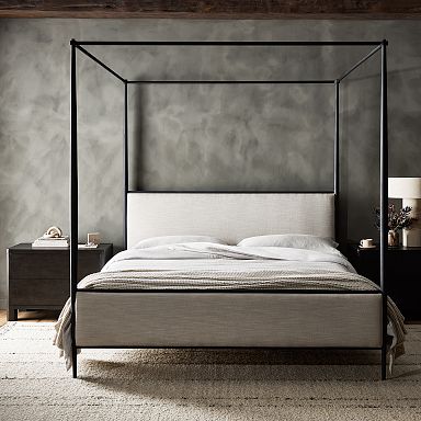 West elm metal bed frame discount