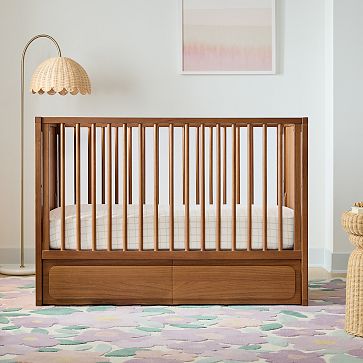 Gemini Storage Crib Cool Walnut West Elm