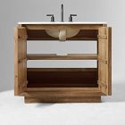 Carved Pattern Single Bathroom Vanity (36&quot;)