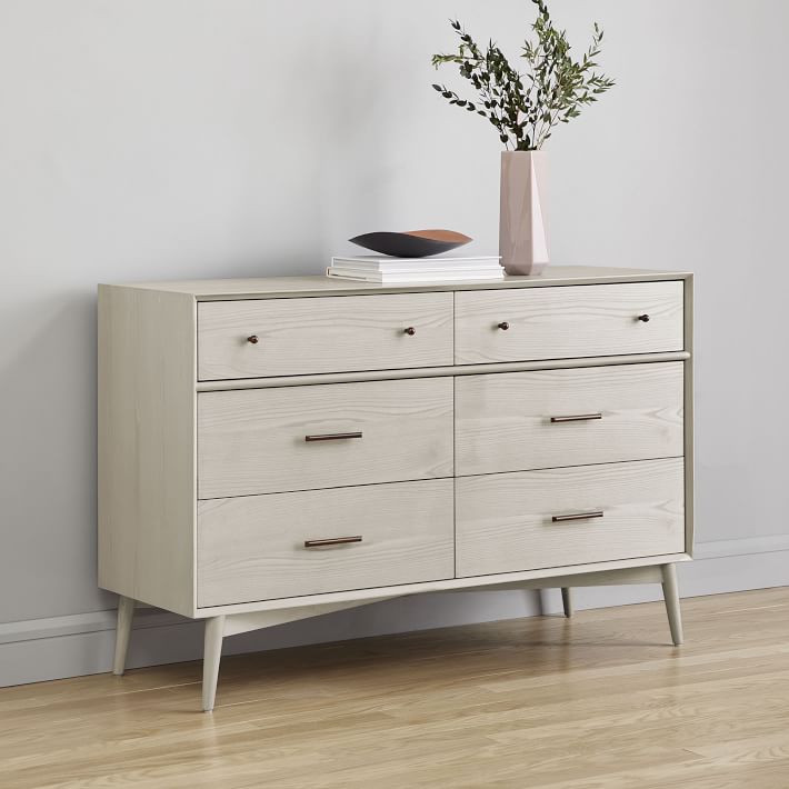 Mid century 6 drawer dresser west elm discount