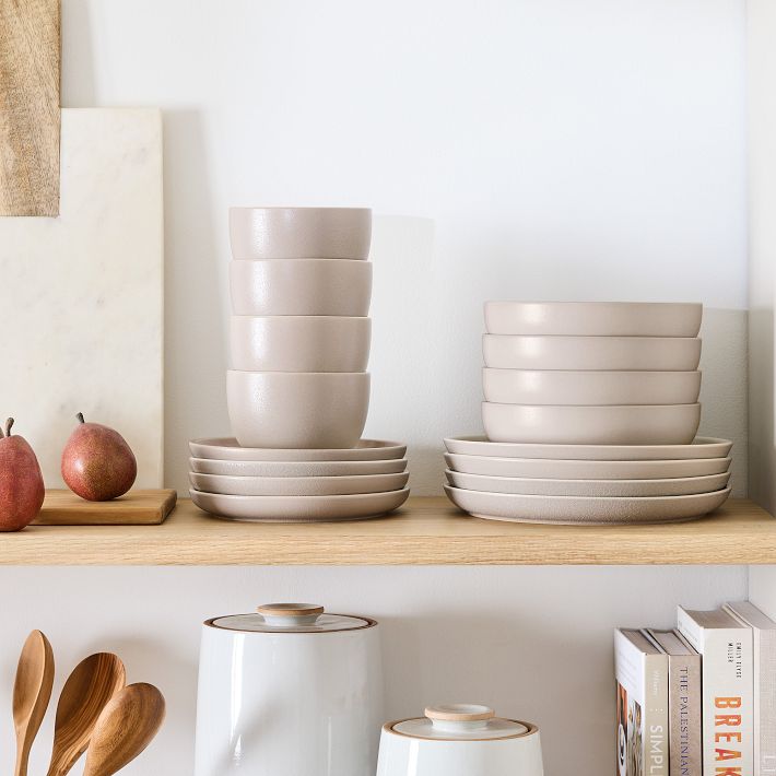 Kaloh Stoneware Dinnerware Collection | Charleston Gray