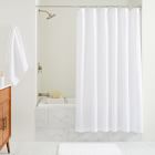 Plush Waffle Shower Curtain